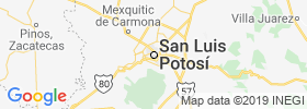 San Luis Potosi map